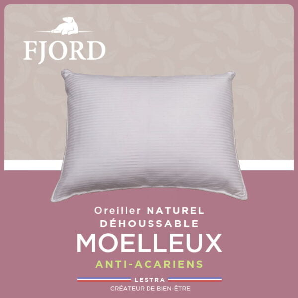Oreiller NATUREL- moelleux Lestra Fjord