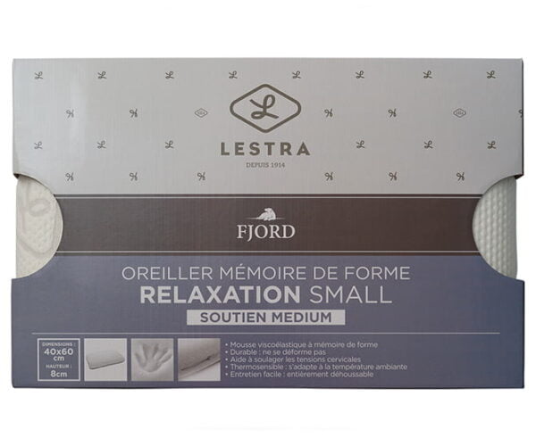 Oreiller mémoire de forme - moelleux Lestra Fjord