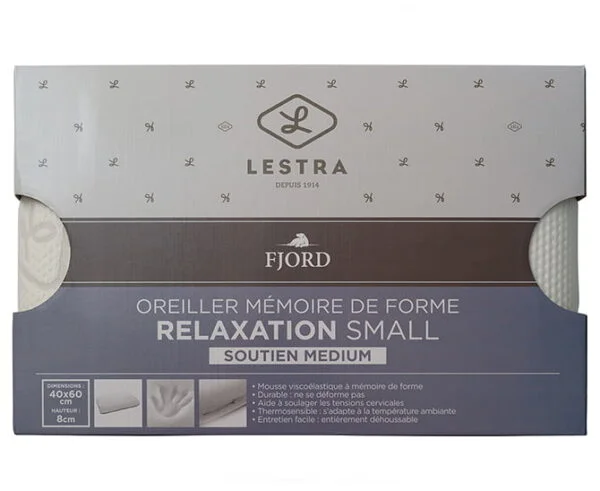 Oreiller mémoire de forme - moelleux Lestra Fjord
