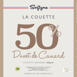 Couette 50% Duvet Softyne